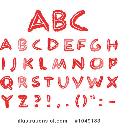 Royalty-Free (RF) Letters Clipart Illustration by yayayoyo - Stock Sample #1049183