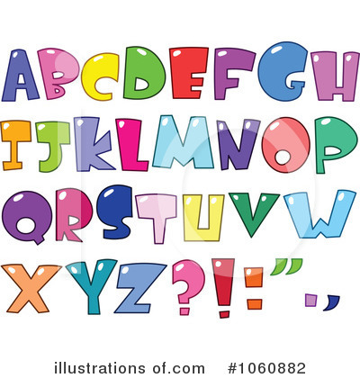 Royalty-Free (RF) Letters Clipart Illustration by yayayoyo - Stock Sample #1060882