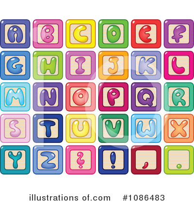 Royalty-Free (RF) Letters Clipart Illustration by yayayoyo - Stock Sample #1086483