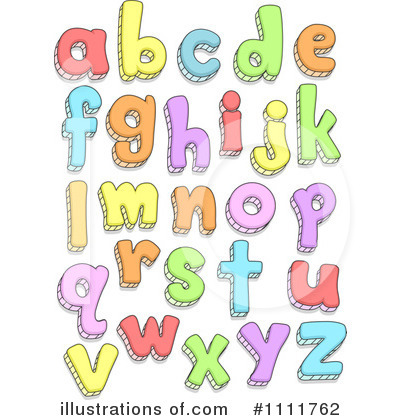 Royalty-Free (RF) Letters Clipart Illustration by BNP Design Studio - Stock Sample #1111762
