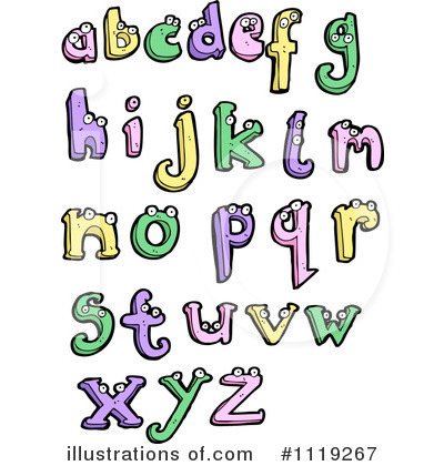 Royalty-Free (RF) Letters Clipart Illustration by lineartestpilot - Stock Sample #1119267