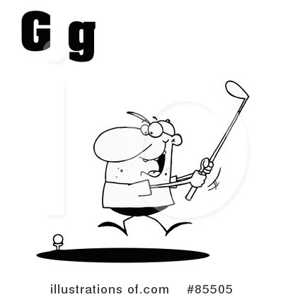Royalty-Free (RF) Letters Clipart Illustration by Hit Toon - Stock Sample #85505
