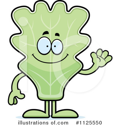 Kale Mascot Clipart #1125550 by Cory Thoman