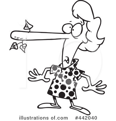 Royalty-Free (RF) Liar Clipart Illustration by toonaday - Stock Sample #442040