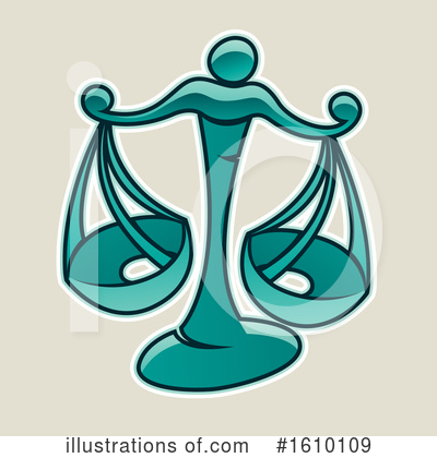 Royalty-Free (RF) Libra Clipart Illustration by cidepix - Stock Sample #1610109
