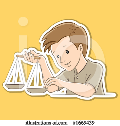 Royalty-Free (RF) Libra Clipart Illustration by cidepix - Stock Sample #1669439