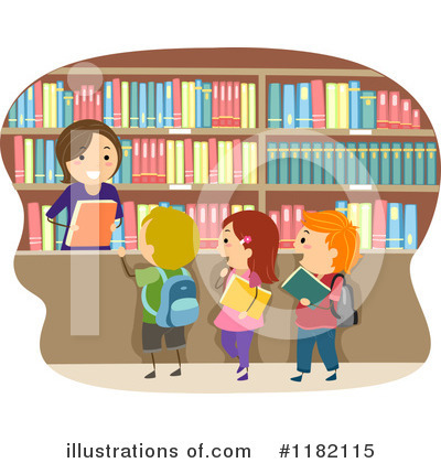 Librarian Clipart #1182115 by BNP Design Studio