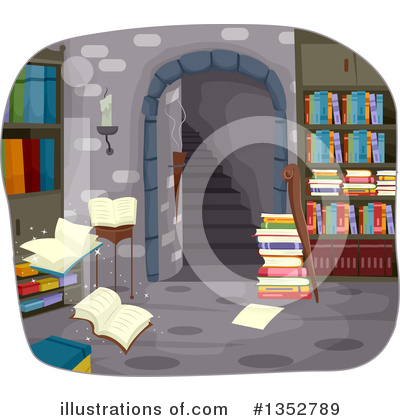 Magic Book Clipart #1352789 by BNP Design Studio