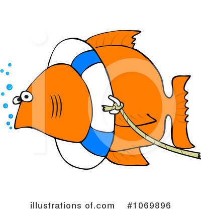Royalty-Free (RF) Life Buoy Clipart Illustration by djart - Stock Sample #1069896