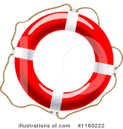 Royalty-Free (RF) Life Buoy Clipart Illustration by Vector Tradition SM - Stock Sample #1160222
