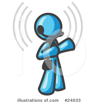 Royalty-Free (RF) Light Blue Collection Clipart Illustration by Leo Blanchette - Stock Sample #24033