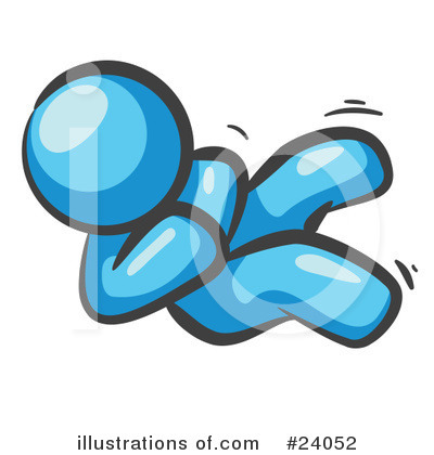 Royalty-Free (RF) Light Blue Collection Clipart Illustration by Leo Blanchette - Stock Sample #24052