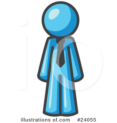 Royalty-Free (RF) Light Blue Collection Clipart Illustration by Leo Blanchette - Stock Sample #24055