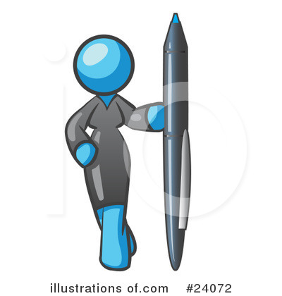 Royalty-Free (RF) Light Blue Collection Clipart Illustration by Leo Blanchette - Stock Sample #24072