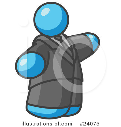 Royalty-Free (RF) Light Blue Collection Clipart Illustration by Leo Blanchette - Stock Sample #24075