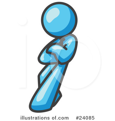 Royalty-Free (RF) Light Blue Collection Clipart Illustration by Leo Blanchette - Stock Sample #24085