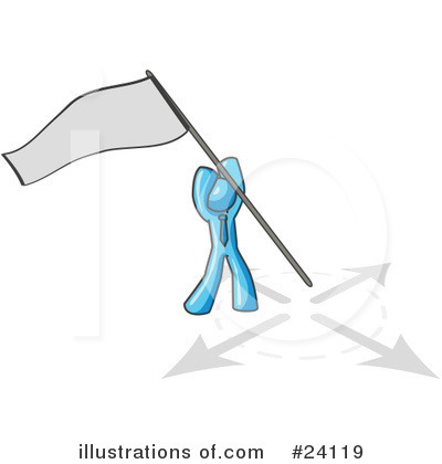 Flag Clipart #24119 by Leo Blanchette