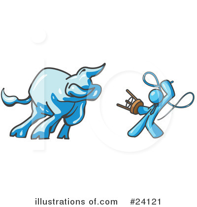 Royalty-Free (RF) Light Blue Collection Clipart Illustration by Leo Blanchette - Stock Sample #24121
