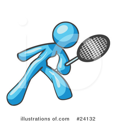 Tennis Clipart #24132 by Leo Blanchette