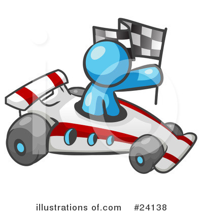 Race Car Clipart #24138 by Leo Blanchette