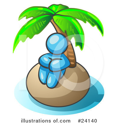 Island Clipart #24140 by Leo Blanchette