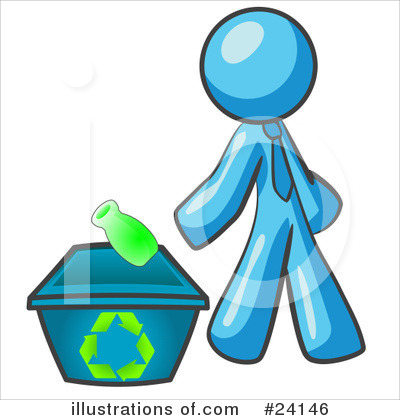 Recycle Clipart #24146 by Leo Blanchette
