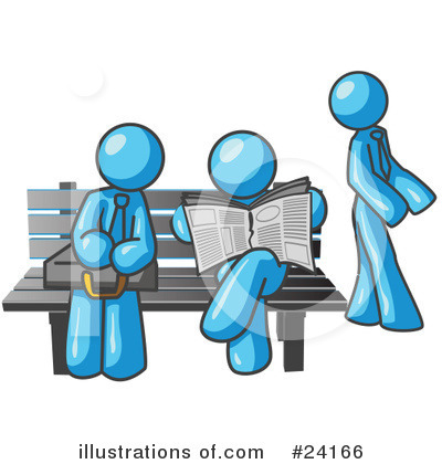 Bench Clipart #24166 by Leo Blanchette