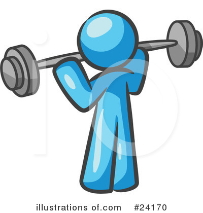 Exercising Clipart #24170 by Leo Blanchette
