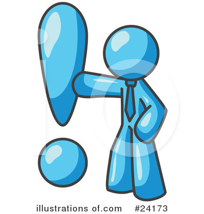 Exclamation Point Clipart #24173 by Leo Blanchette
