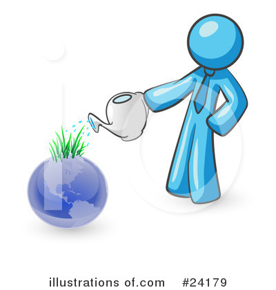 Watering Clipart #24179 by Leo Blanchette