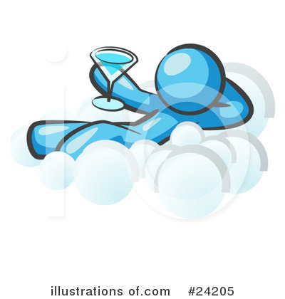 Sky Blue Collection Clipart #24205 by Leo Blanchette