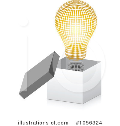 Royalty-Free (RF) Light Bulb Clipart Illustration by Andrei Marincas - Stock Sample #1056324