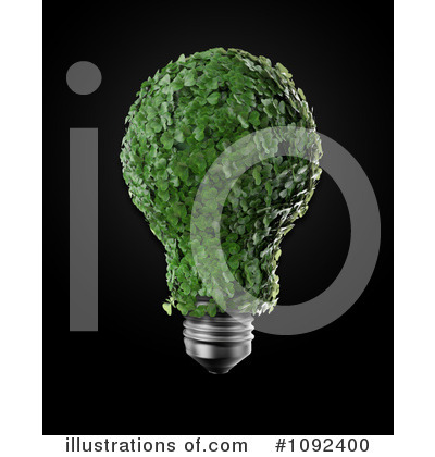 Royalty-Free (RF) Light Bulb Clipart Illustration by Mopic - Stock Sample #1092400