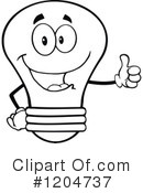 Light Bulb Clipart #1204737 by Hit Toon