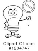 Light Bulb Clipart #1204747 by Hit Toon