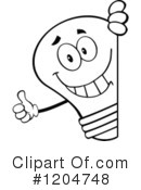 Light Bulb Clipart #1204748 by Hit Toon