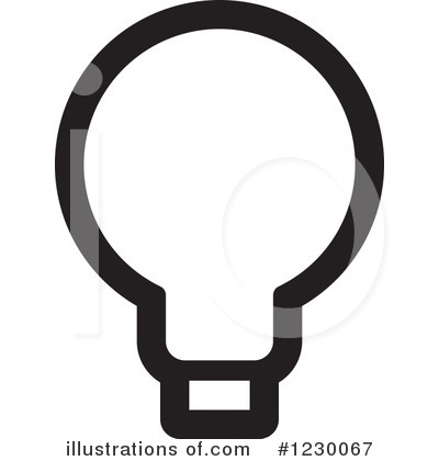 Royalty-Free (RF) Light Bulb Clipart Illustration by Lal Perera - Stock Sample #1230067