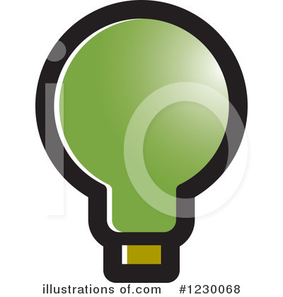 Royalty-Free (RF) Light Bulb Clipart Illustration by Lal Perera - Stock Sample #1230068