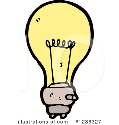 Royalty-Free (RF) Light Bulb Clipart Illustration by lineartestpilot - Stock Sample #1236327