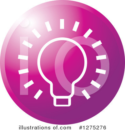 Royalty-Free (RF) Light Bulb Clipart Illustration by Lal Perera - Stock Sample #1275276