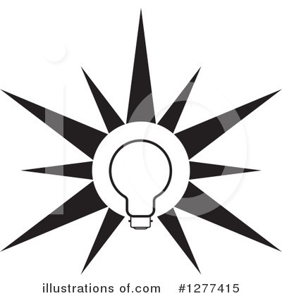 Royalty-Free (RF) Light Bulb Clipart Illustration by Lal Perera - Stock Sample #1277415
