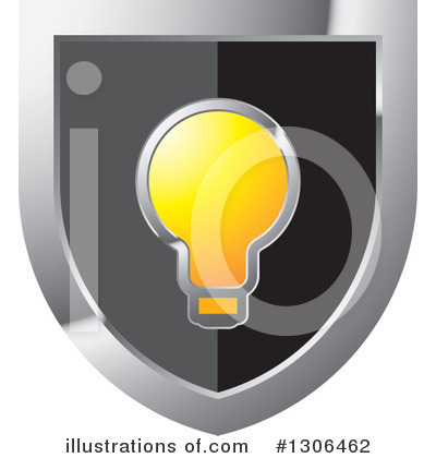 Royalty-Free (RF) Light Bulb Clipart Illustration by Lal Perera - Stock Sample #1306462