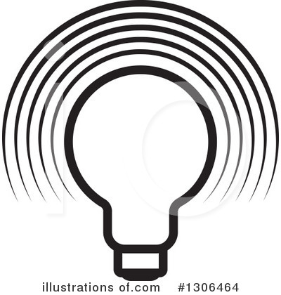 Royalty-Free (RF) Light Bulb Clipart Illustration by Lal Perera - Stock Sample #1306464