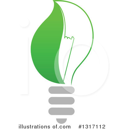 Royalty-Free (RF) Light Bulb Clipart Illustration by Vector Tradition SM - Stock Sample #1317112
