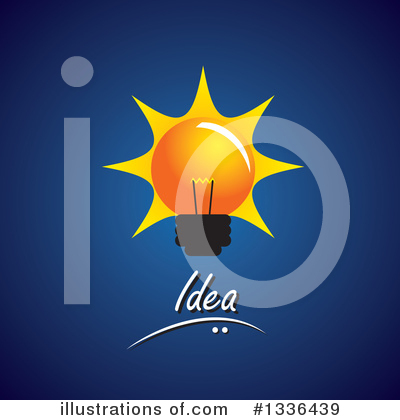 Royalty-Free (RF) Light Bulb Clipart Illustration by ColorMagic - Stock Sample #1336439