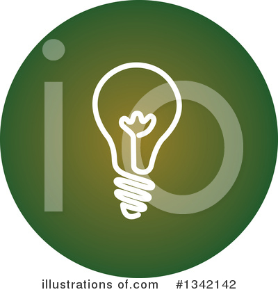 Royalty-Free (RF) Light Bulb Clipart Illustration by ColorMagic - Stock Sample #1342142