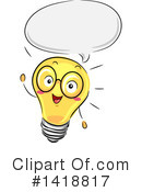 Light Bulb Clipart #1418817 by BNP Design Studio