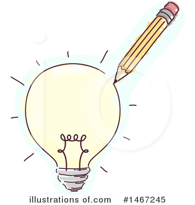 Royalty-Free (RF) Light Bulb Clipart Illustration by BNP Design Studio - Stock Sample #1467245