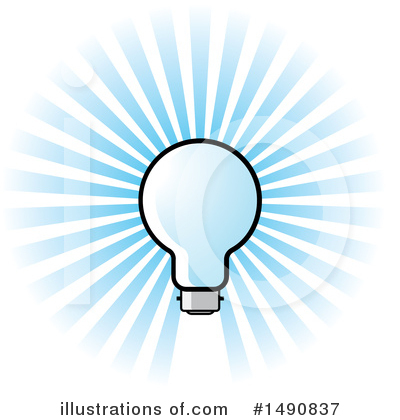 Royalty-Free (RF) Light Bulb Clipart Illustration by Lal Perera - Stock Sample #1490837