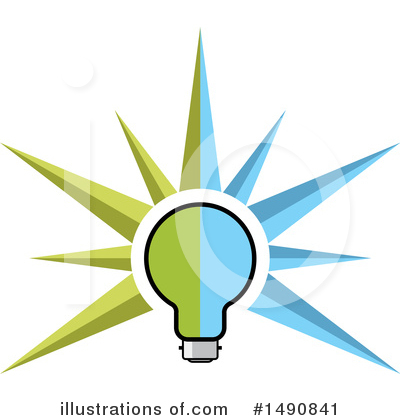 Royalty-Free (RF) Light Bulb Clipart Illustration by Lal Perera - Stock Sample #1490841